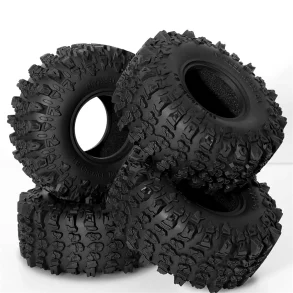 4PCS Upgraded 1.9 Inches Rubber Soft Tyres for 1/10 Axial SCX10 III Yi Kong Toys YK4017 RGT Rock Crawler Climbing Truck RC Cars Vehicles Models Spare Parts R226