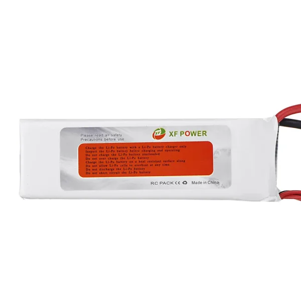 XF POWER 11.1V 2200mAh 40C 3S Lipo Battery T Plug for RC Car Helicopter - Image 8