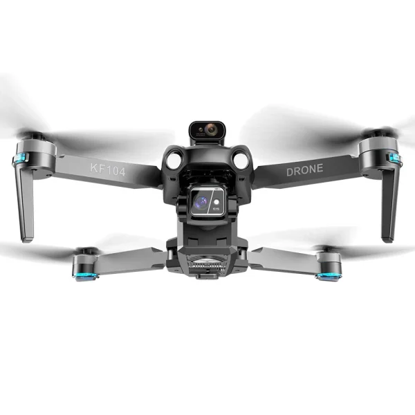 KFPLAN KF104 MAX GPS 6KM 5G Repeater Digital FPV with 4K HD Camera 3-Axis EIS Gimbal Obstacle Avoidance Built-in Airdropper Touchable LCD Screen Controller Brushless Foldable RC Drone Quadcopter RTF - Image 2