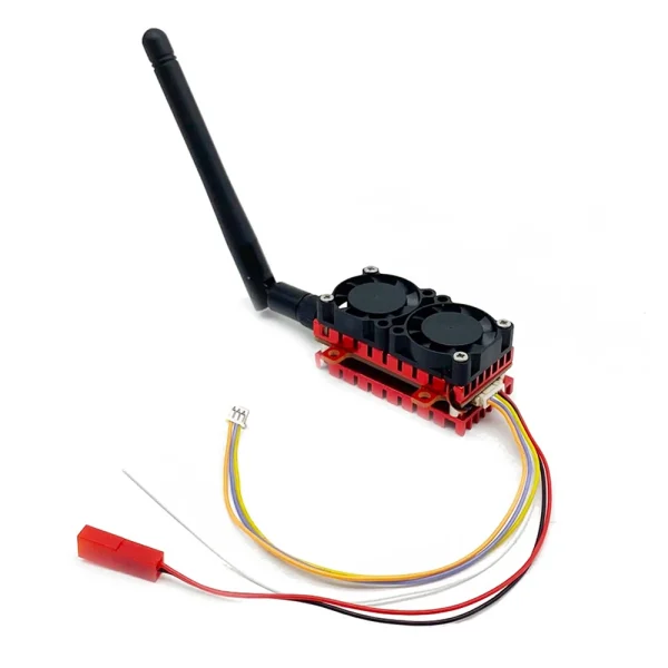SLONWAKE 5.8G 48CH 5W FPV Transmitter 200mW 500mW 1200mW 5000mW VTX Dual Cooling Fan Built-in Microphone for RC Drone Airplane Long Rang - Image 4