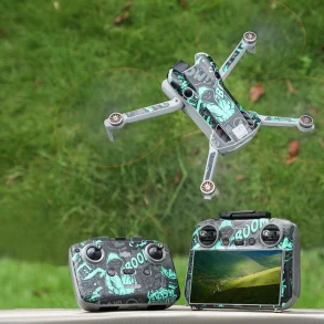 Sunnylife Waterproof PVC Stickers Drone Body Skin Protective Arm Remote Control Protector for DJI Mini 4 PRO RC Drone