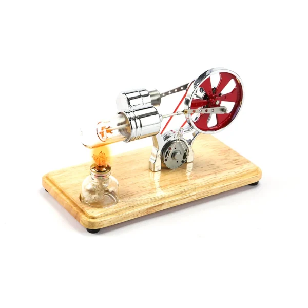 LL-009 4 Color Stirling Engine Motor Model Electricity Generator Education Experiment Learning Science Toys - Image 3