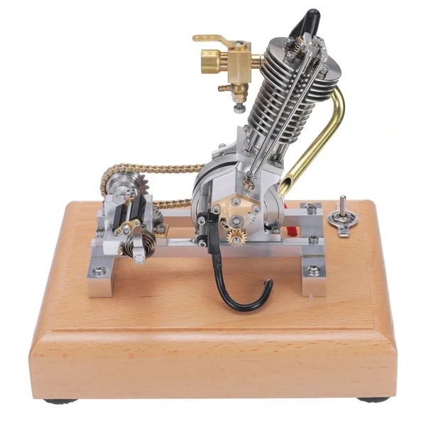 Banggood H09 Mini Hoglet CNC Single Cylinder Engine Metal Model Kids Children Science Discovery Toys - Image 6