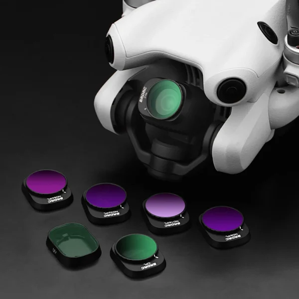BRDRC Camera Lens Filter Adjustable UV CPL ND8PL ND16PL ND32PL ND64PL Combo Set for DJI MINI 4 PRO RC Drone Quadcopter - Image 3