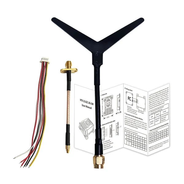 SJ Wireless 1.2G/1.3G 2W VTX PIT/25mW/800mW/2000mW DC7-36V FPV Transmitter MMCX for Long Range RC Drone Airplane - Image 6