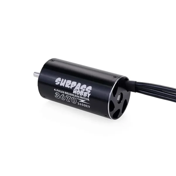 Surpass Hobby 3670 2650KV 4 Poles Internal  Sensorless Brushless Motor for RC Car Boat Model - Image 2