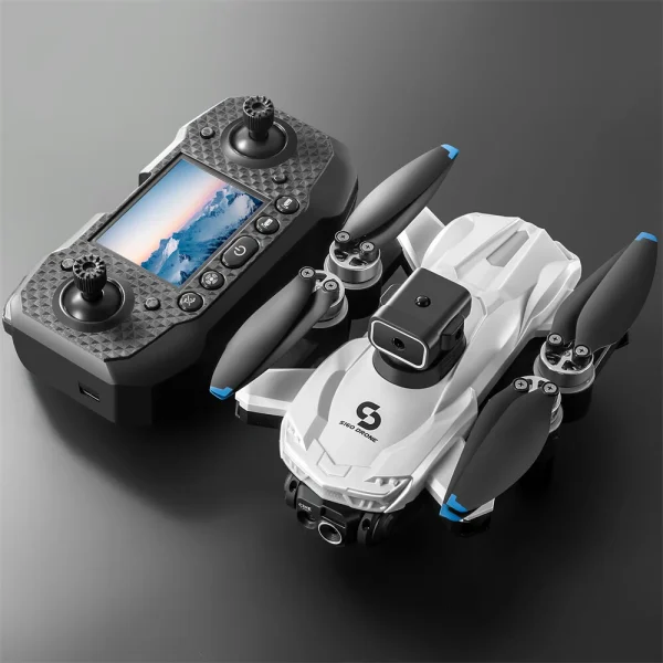 YLR/C S160 WiFi FPV with LCD Screen Controller HD Dual Camera Servo Gimbal 360 Obstacle Avoidance Colorful LED Lights Brushless Foldable RC Drone Quadcopter RTF - Image 6