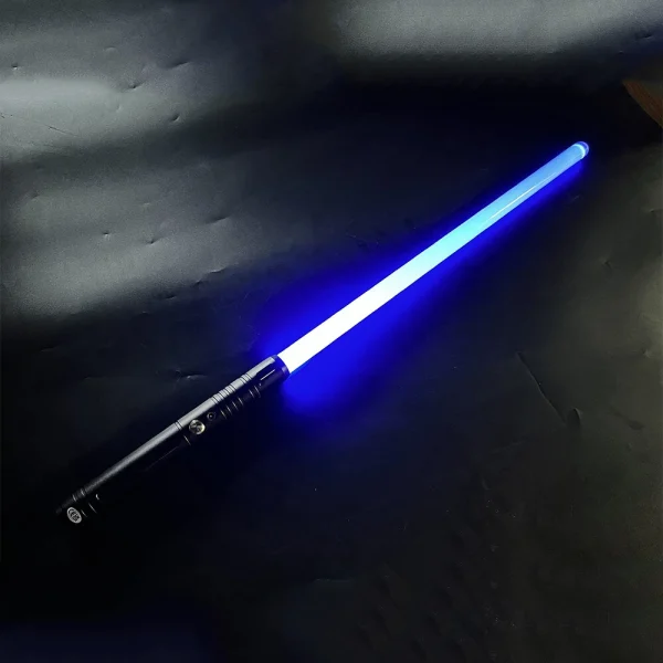 2-in-1 Metal Laser Sword with Hit Sound and Seven Color Lights Rechargeable Perfect for Cosplay and Role-play - Image 5