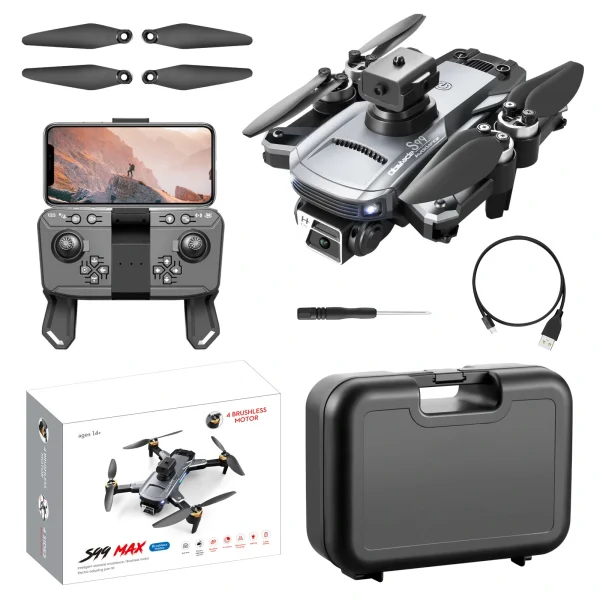 YLR/C S99 MAX WiFi FPV with HD ESC Dual Camera 360 Infrared Obstacle Avoidance Optical Flow Positioning LED Bright Lights Brushless Foldable RC Drone Quadcopter RTF - Image 5