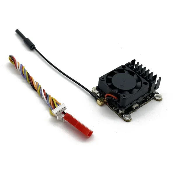 EWRF S1232T 5.8G 48CH 2W High Power VTX 200mW 500mW 1W 2W Power Support SmartAudio FPV Transmitter Built-in Microphone with Cool Fan for RC Drone - Image 7