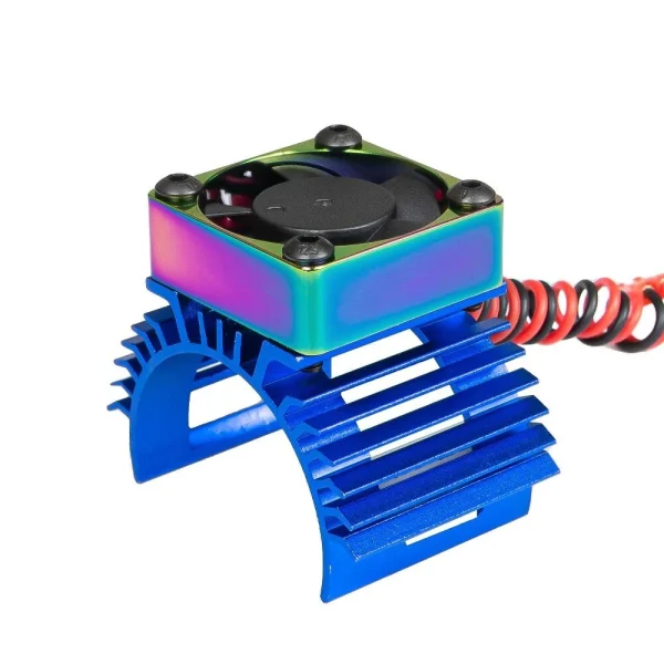 Upgraded Metal Motor Cooling Fan Heatsink Radiator for 380 540 550 3650 Brushed Brushless Engine RC Cars Vehicles Models Spare Parts - Image 2