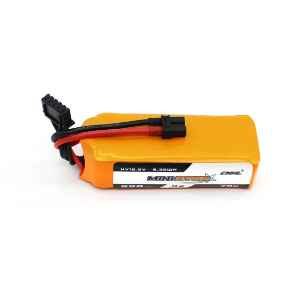3PCS CNHL MiniStar 15.2V 550mAh 70C 4S LiPo Battery XT30U Plug for RC Drone FPV Racing - Image 4