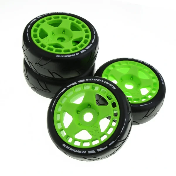 4PCS Rally On-Road Tires Wheels 17mm Hex for ARRMA ZD Racing HSP HNR X3GT 1/7 1/8 RC Car Vehicles Model Parts - Image 4