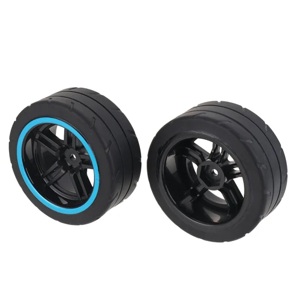 2PCS Wltoys 104072 1/10 RC Car Spare Tires Wheels 2098/2099 Vehicles Models Parts Accessories