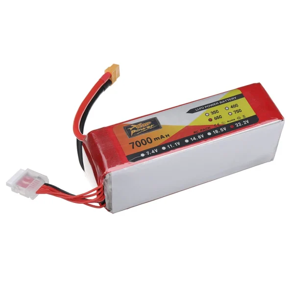 ZOP POWER 22.2V 7000mAh 65C 6S LiPo Battery XT60 Plug for RC Drone - Image 4