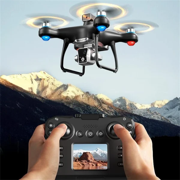 XKJ KY102 WiFi FPV with LCD Screen Controller HD Dual Camera Servo Gimbal 360 Obstacle Avoidance Brushless RC Drone Quadcopter RTF - Image 3