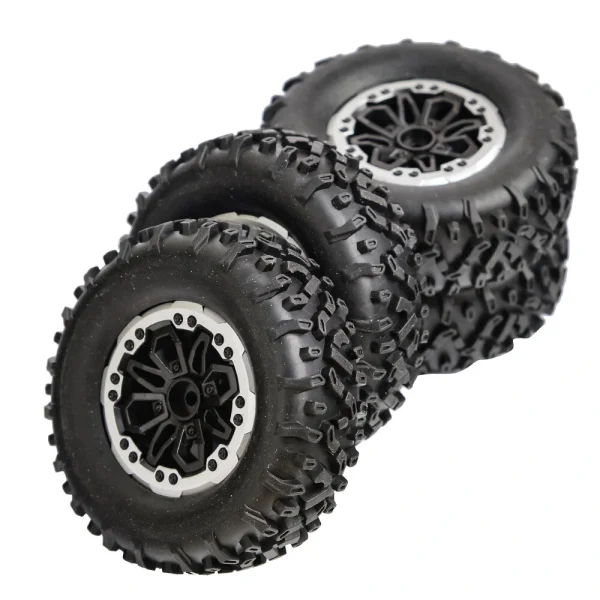 4PCS LDRC RC Car Upgraded Parts Soft Tires Wheels Rims for 1297 1299 WPL B14 B24 C14 C24 C34 C44 MN D90 91 96 99 99S RC Cars Vehicles Models Accessories L0001-6 - Image 2