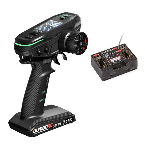 DumboRC DDF-350 2.4GHz 10CH HD LCD Screen Digital Radio Transmitter with P10F/P10FG/P4FM/P4FMG/P6DC/P6DCG Receiver For RC Airplane Car Boat Tank - Image 3