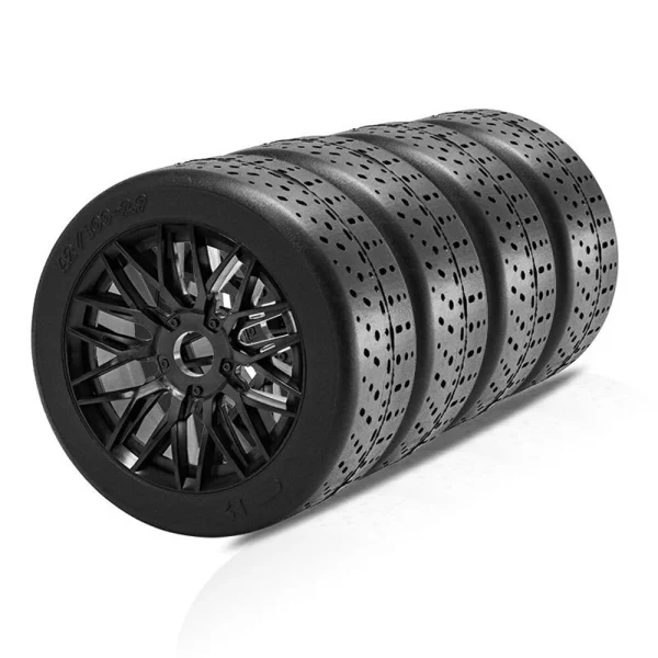 4PCS Wheel Hub Rubber Tires for 1/8 ARRMA 1/7 Infraction 6S F1 Limitless RC Car Vehicle Models Parts - Image 8