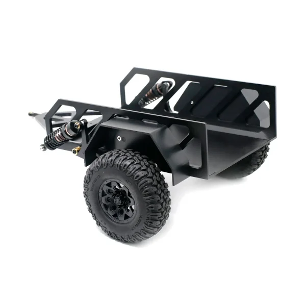 1/10 Metal CNC Simulate Trailer For D90 SCX10 TRX4 RC Car Parts Cralwer Models - Image 8