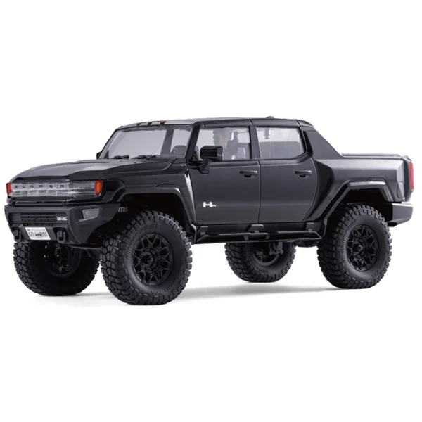 FMS FCX18 Hummer EV RTR Two Battery 1/18 2.4G 4WD RC Car Pickup Truck Off-Road Rock Crawler LED Light Two Speed Full Proportional Vehicles Models Toys