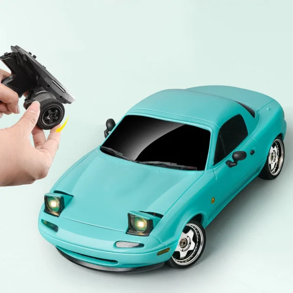 LDRC 1804 RTR 1/18 2.4G RWD RC Car Drift for Mazda MX-5 Gyro LED Light On-Road Full Proportional Racing Vehicles Models Toys - Image 7