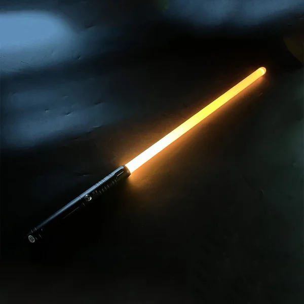 2-in-1 Metal Laser Sword with Hit Sound and Seven Color Lights Rechargeable Perfect for Cosplay and Role-play - Image 2