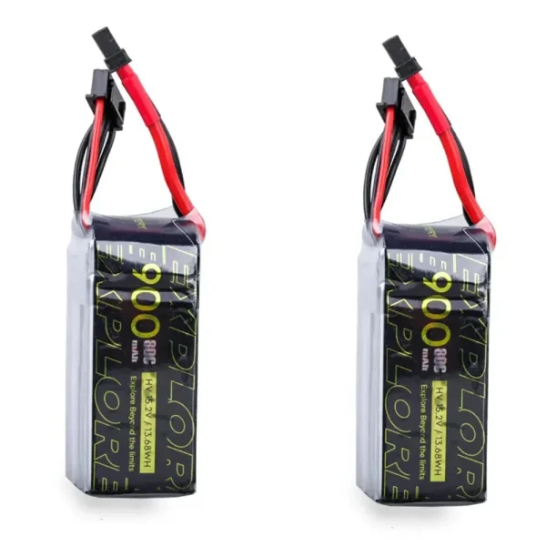 Flywoo Explorer 15.2V 900mAh 80C 4S1P LiPo Battery XT30 Plug for SpeedyBee BEE25 FPV Racing Drone - Image 3