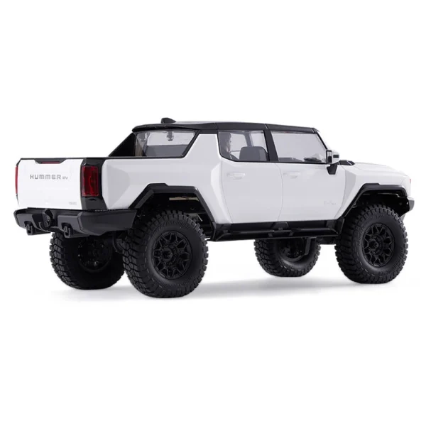 FMS FCX18 Hummer EV RTR Two Battery 1/18 2.4G 4WD RC Car Pickup Truck Off-Road Rock Crawler LED Light Two Speed Full Proportional Vehicles Models Toys - Image 5