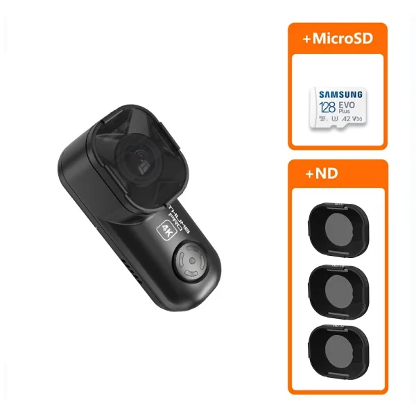 New Version RunCam Thumb Pro Wider Angle FOV 155 Degree 4K@30fps 12MP Built-in Gyro Support 256G SD Weighs Only 16g Mini CAM for RC Drone CineWhoops - Image 5