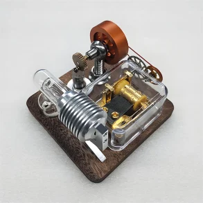 SH-016 Music Box Stirling Engine Model Science Technology Puzzle Novelty Toys