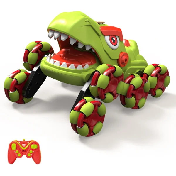 JJRC Q198 2.4G 11CH Dinosaur Spray Stunt RC Car Simulation Sound RTR Vehicle Models Toys for Chidren Gift