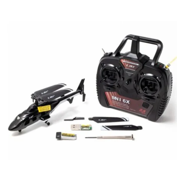 ESKY 150BL V3 4CH MINI Scale AirWolf Altitude Hold 6 DOF FXZ Flight Controller Flybarless RC Helicopter RTF - Image 8