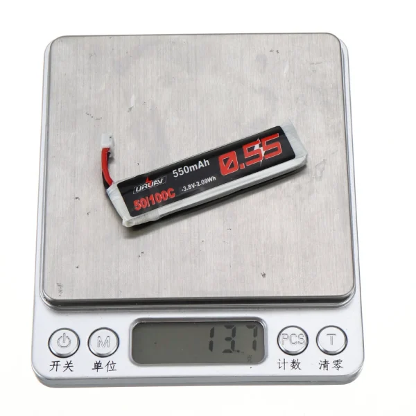 5Pcs URUAV 3.8V 550mAh 50/100C 1S HV 4.35V PH2.0 Lipo Battery for Emax Tinyhawk Kingkong/LDARC TINY Tinyhawk S Eachine Trashcan - Image 9