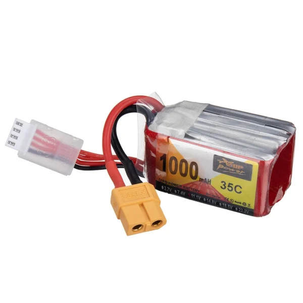 ZOP Power 11.1V 1000mAh 35C 3S LiPo Battery XT60 Plug for RC Drone - Image 2