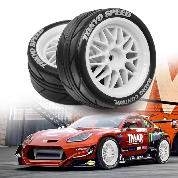 RS Starscream 1/10 Touring Car Tire for Kyosho FW06 Tamiya TT01 TT02 XV01 Racing Tire R157 RC Car Parts - Image 2