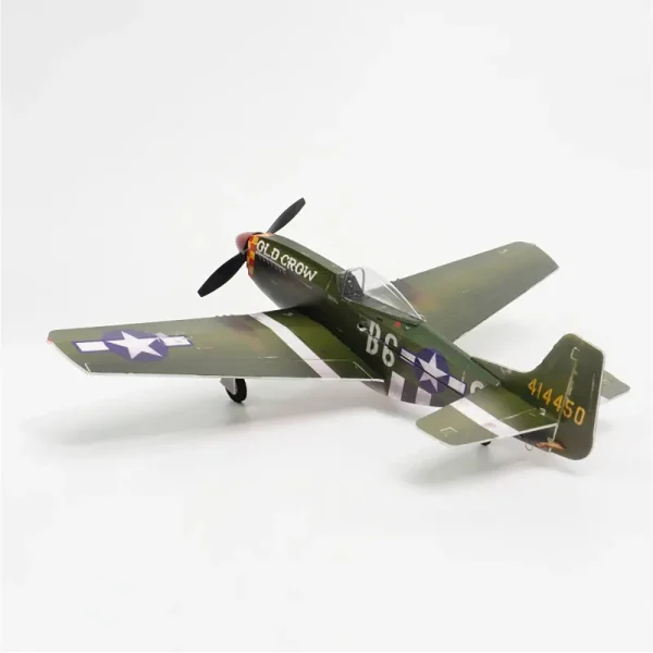 MinimumRC P51 Mustang 420mm Wingspan RC Airplane Fighter with Retractable Landing Gear KIT + Motor - Image 5