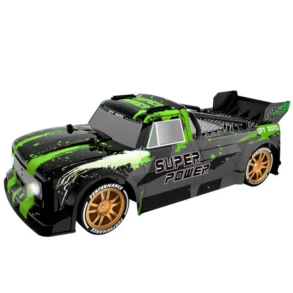 JJRC Q123YW 1/16 2.4G 4WD Drift Spray RC Car LED Light High Speed Racing 360  Drift On-Road Flat Short Course Vehicles Models RTR Toys