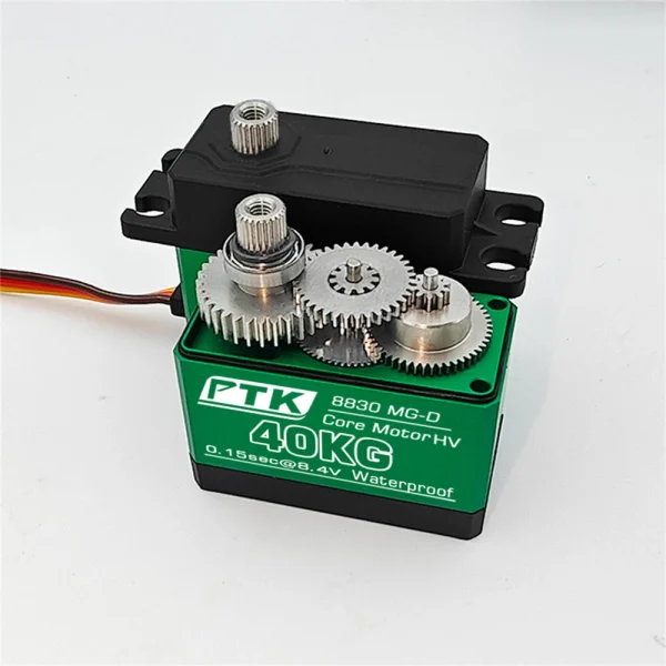 PTK8830 SSG-D 40kg Metal Digital Steering Gear High Torque High Voltage 8.4V Model Aircraft Model Climbing Car RV - Image 2