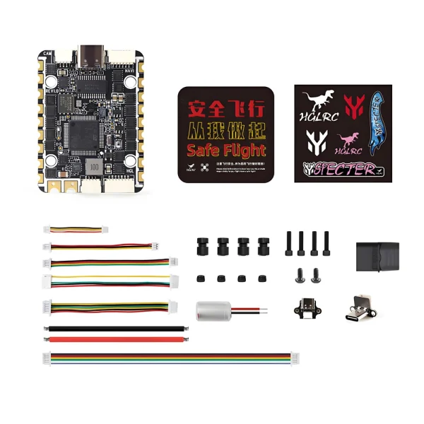25.525.5mm HGLRC SPECTER F722 Flight Controller 40A 2-6S Brushless ESC 6-way AIO for Rekon Y6 RC FPV Racing Drone - Image 3