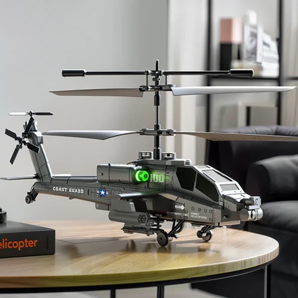 XK1 2.4G 3.5CH Altitude Holde Apache RC Helicopter RTF - Image 4