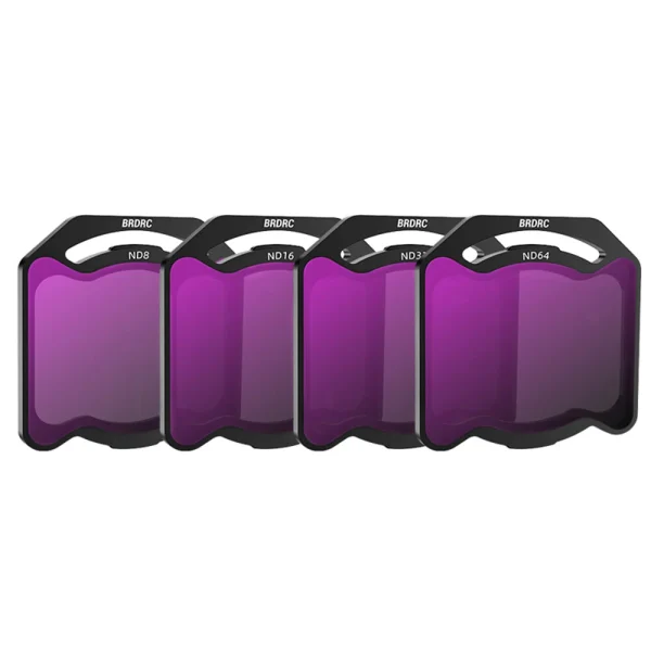 BRDRC Sport Camera Lens Filter Aluminum Alloy Frame Optical Glass UV CPL ND8 ND16 ND32 ND64 Combo Set for O4 Air Unit Pro RC Drone Quadcopter - Image 5