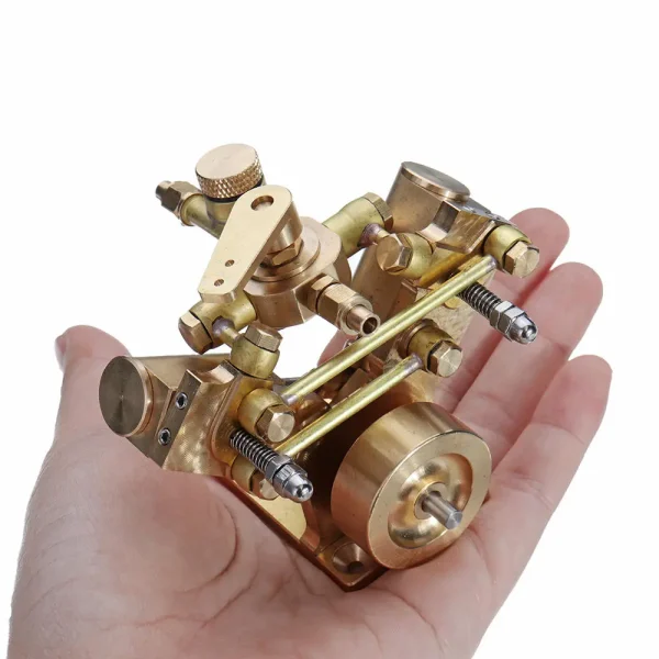 Microcosm OKMO Micro Scale M2B Twin Cylinder Marine Steam Engine Model Stirling Engine Gift Collection - Image 5