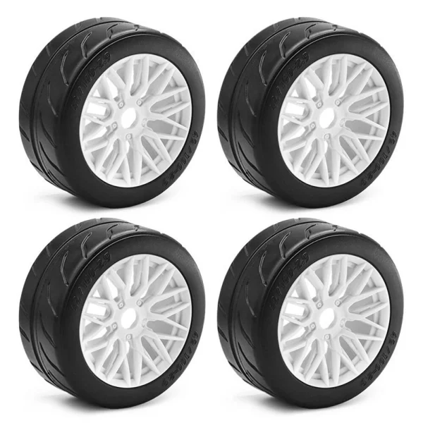 4PCS Wheel Hub Rubber Tires for 1/8 ARRMA 1/7 Infraction 6S F1 Limitless RC Car Vehicle Models Parts D266 - Image 2