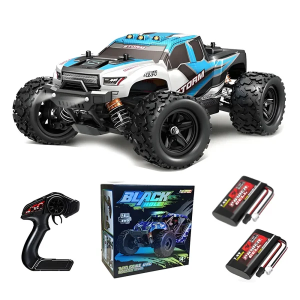 HS 18301/18302/18303/18304 RTR 1/18 2.4G 4WD 36km/h RC Car High Speed Off-Road Truck LED Light Full Proportional Vehicles Models Toys - Image 5