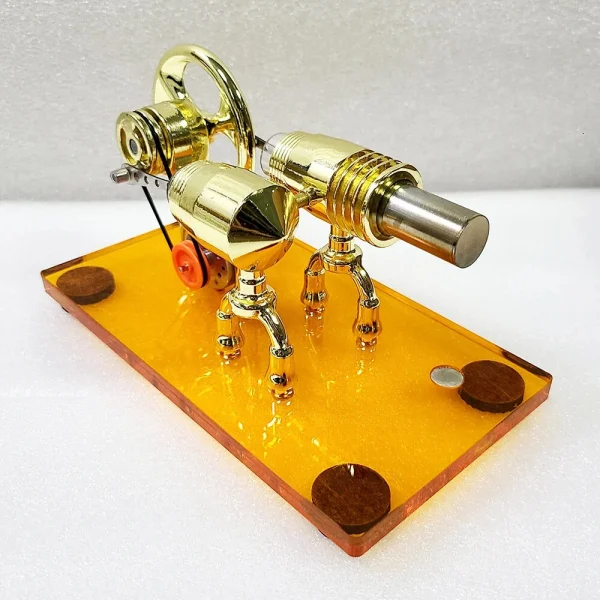 K611 Hot Air Stirling Engine Model Acrylic Base Plate Physics Experiment Science Discovery Production Invention Desktop Decorations Collection Toys - Image 5
