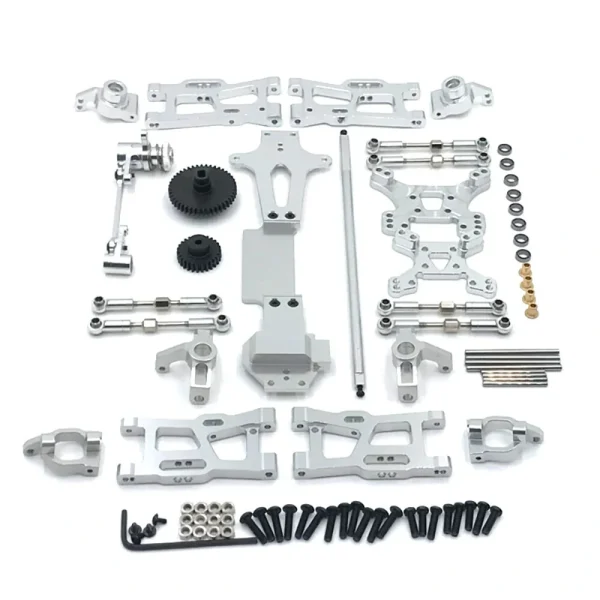 Upgrade Metal C Seat Steering Cup Swing Arm Central Drive Shaft For WLtoys 1/14 144010 144001 144002 RC Car Spare Parts - Image 2