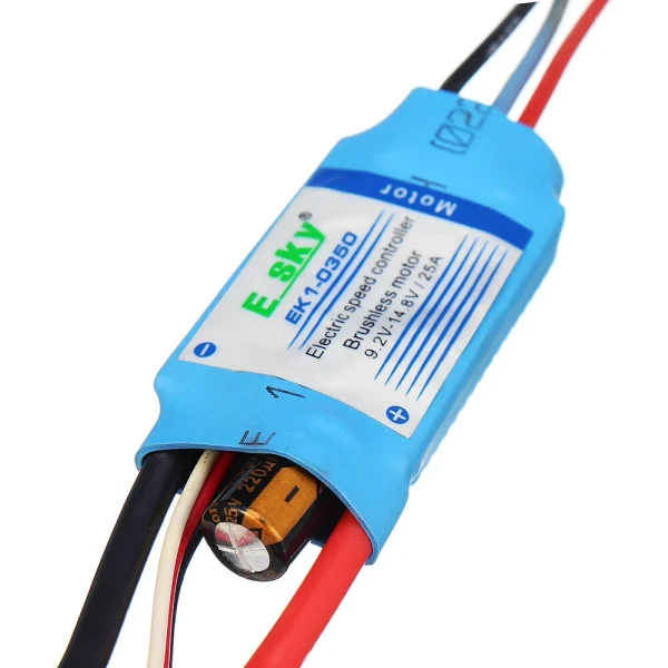 ESKY EK1-0350 14.8V 25A 2-3S Brushless ESC With 5V 2A BEC For RC Models - Image 2
