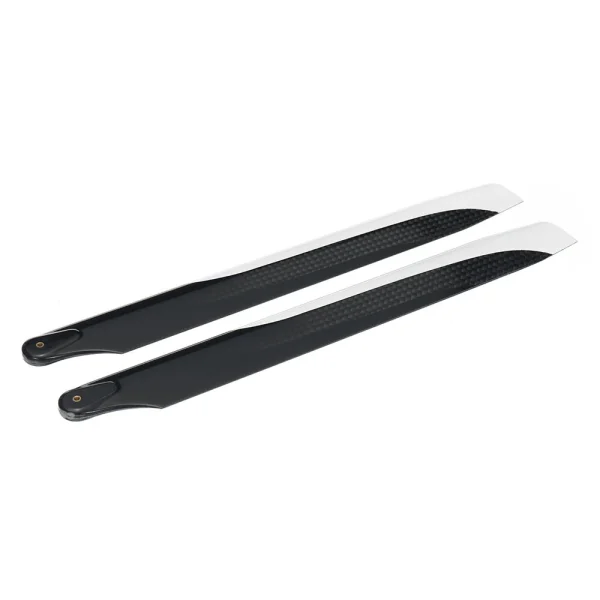 1pair PUDU 230mm Carbon Fiber Main Rotor Blade Propeller For RC Helicopter - Image 6