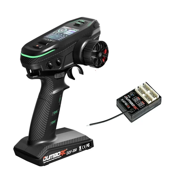 DumboRC DDF-350 2.4GHz 10CH HD LCD Screen Digital Radio Transmitter with P10F/P10FG/P4FM/P4FMG/P6DC/P6DCG Receiver For RC Airplane Car Boat Tank